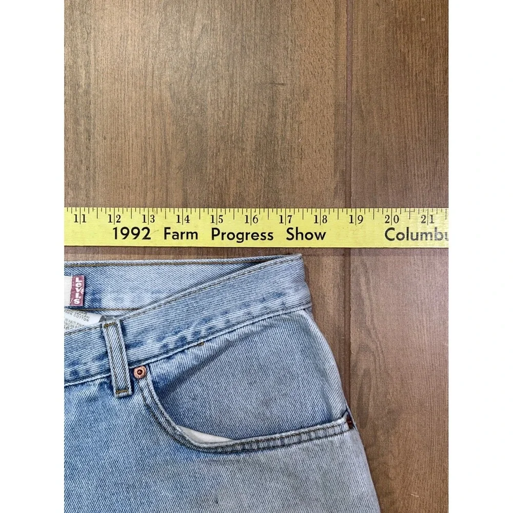 Levis 560 Comfort Fit Jeans‎ Mens 36x32 Light Wash Distressed Denim grunge